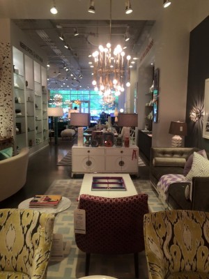 Interior view of Jonathan Adler boutique in Austin TX