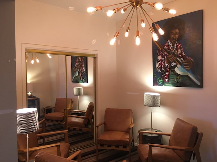 Upstairs meeting space at Top Trip Rentals' Lounge at Littlefield.